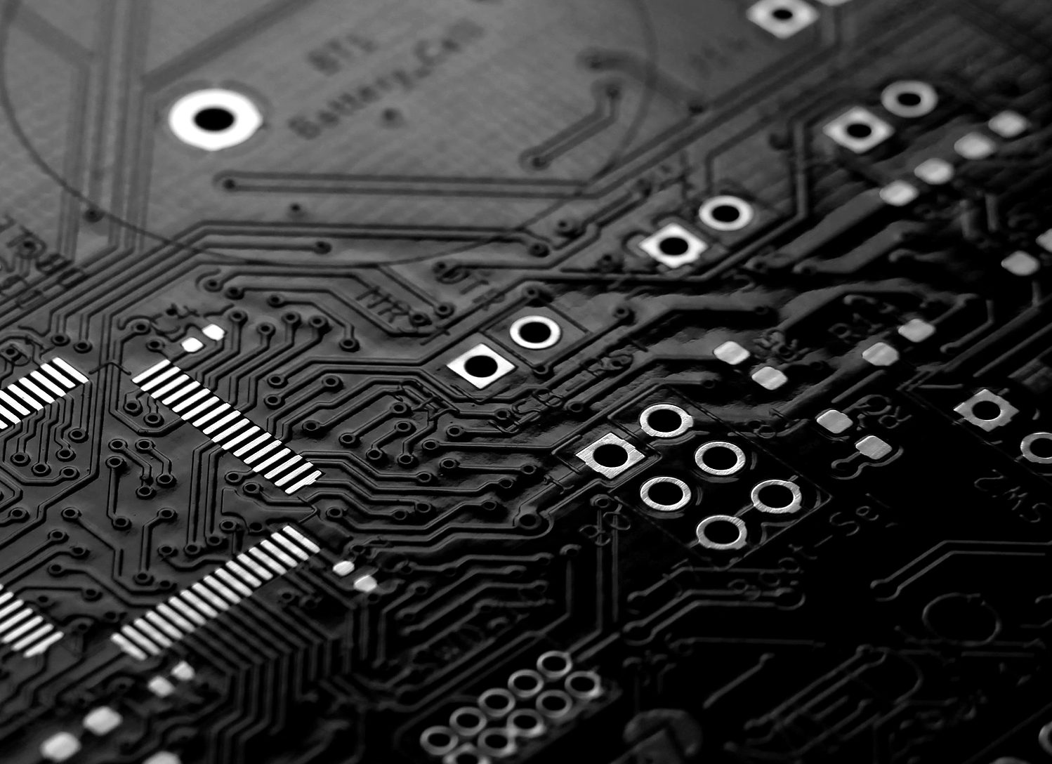 Via field / board topology